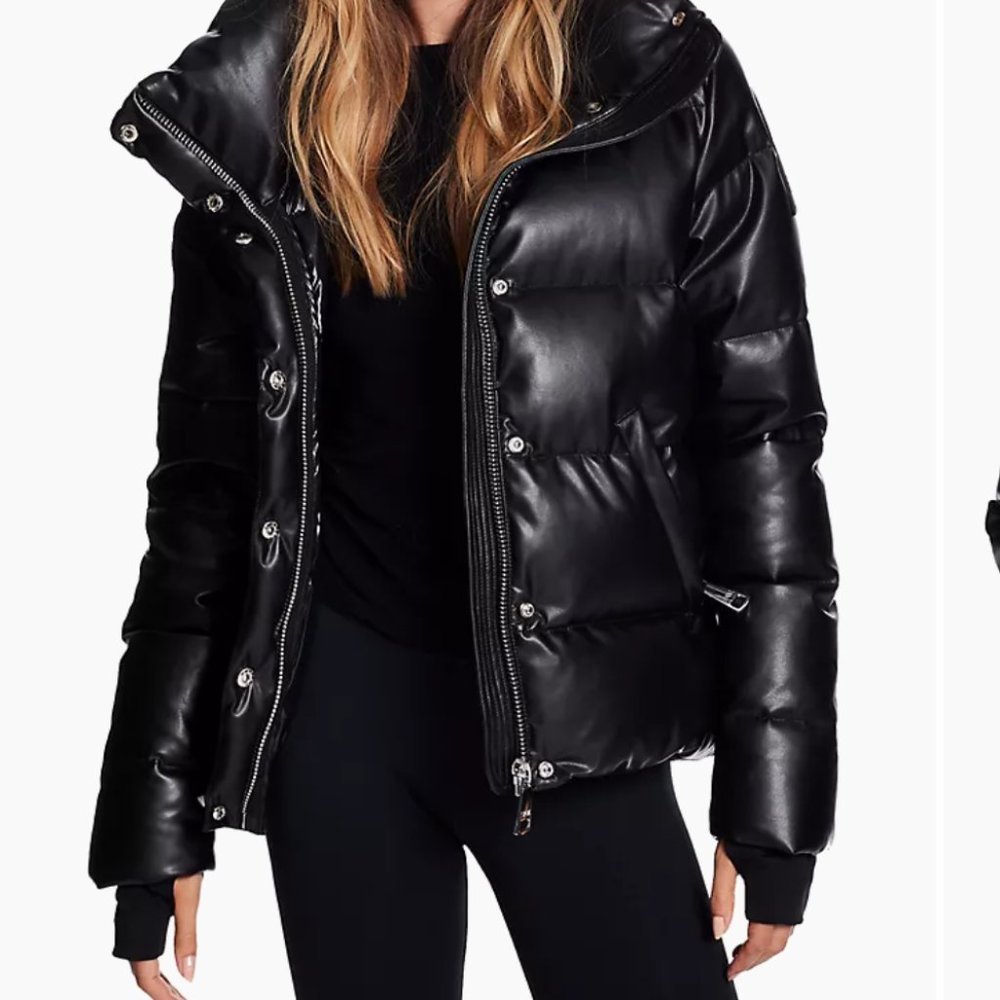 SAM isabel vegan leather down jacket - Picture 2 of 2